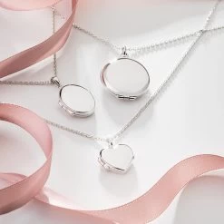 Sterling Silver Oval Keepsake Locket 7 Sterling Silver Oval Keepsake Locket -Boutique Fashion Accessories Store SterlingSilverOvalKeepsakeLocket P3540 2 00714959 7e14 41cb 9679 b2eae025f287