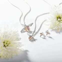Sterling Silver Rose Gold Plated Small Bee Three Piece Set -Boutique Fashion Accessories Store SterlingSilverRoseGoldPlatedSmallBeeThreePieceSet S215 2593d96f 1a0f 41ed be77 f6f180e0ce75