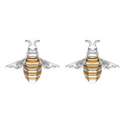 Sterling Silver Rose Gold Plated Small Bee Three Piece Set -Boutique Fashion Accessories Store SterlingSilverRoseGoldPlatedSmallBeeThreePieceSet S215 4 78292202 5c87 4603 bfd3 a83270e0d8a8