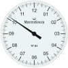 MeisterSinger Wall Clock 35cm White