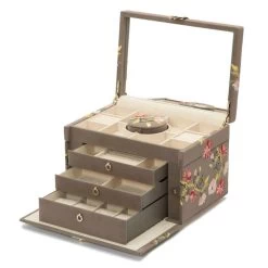 WOLF Jewellery Case Zoe Large Mink