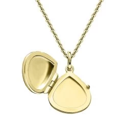 Yellow Gold Plated Sterling Silver Tear Drop Keepsake Locket -Boutique Fashion Accessories Store YellowGoldVermeilTearDropKeepsakeLocketOpenP2636 534dd17a 5287 4e22 9571 034cf910ce4e