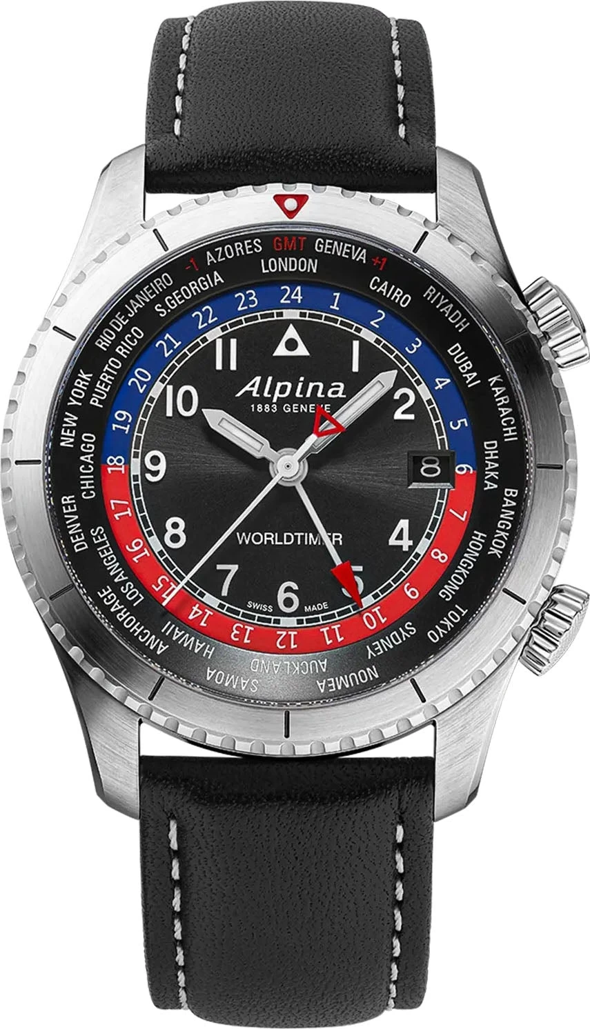 Alpina Watch Alpina Watch Starter Pilot Quartz Worldtimer 1 Alpina Watch Alpina Watch Starter Pilot Quartz Worldtimer