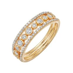 Astley Clarke Icon Nova 14ct Yellow Gold 0.27ct Diamond Ring