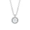 Damiani Minou 18ct White Gold 0.31ct Diamond Round Cut Pave Necklace