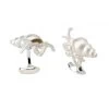Deakin & Francis Sterling Silver Hermit Crab Cufflinks