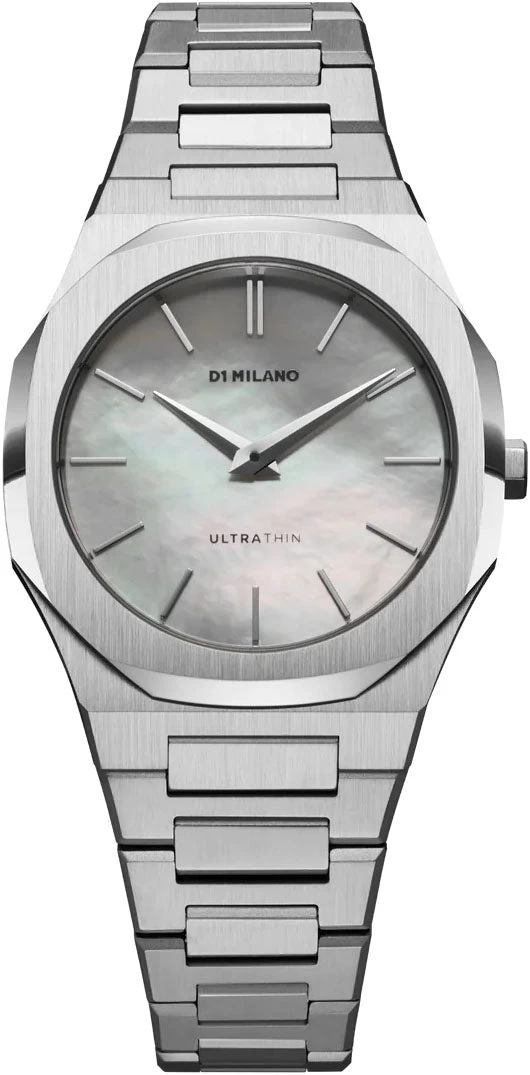 D1 Milano Watch Ultra Thin Pearl Silver 1 D1 Milano Watch Ultra Thin Pearl Silver