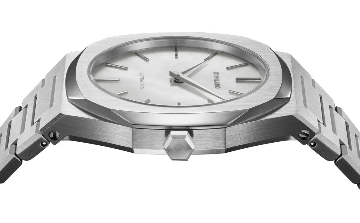 D1 Milano Watch Ultra Thin Pearl Silver 4 D1 Milano Watch Ultra Thin Pearl Silver - Image 4