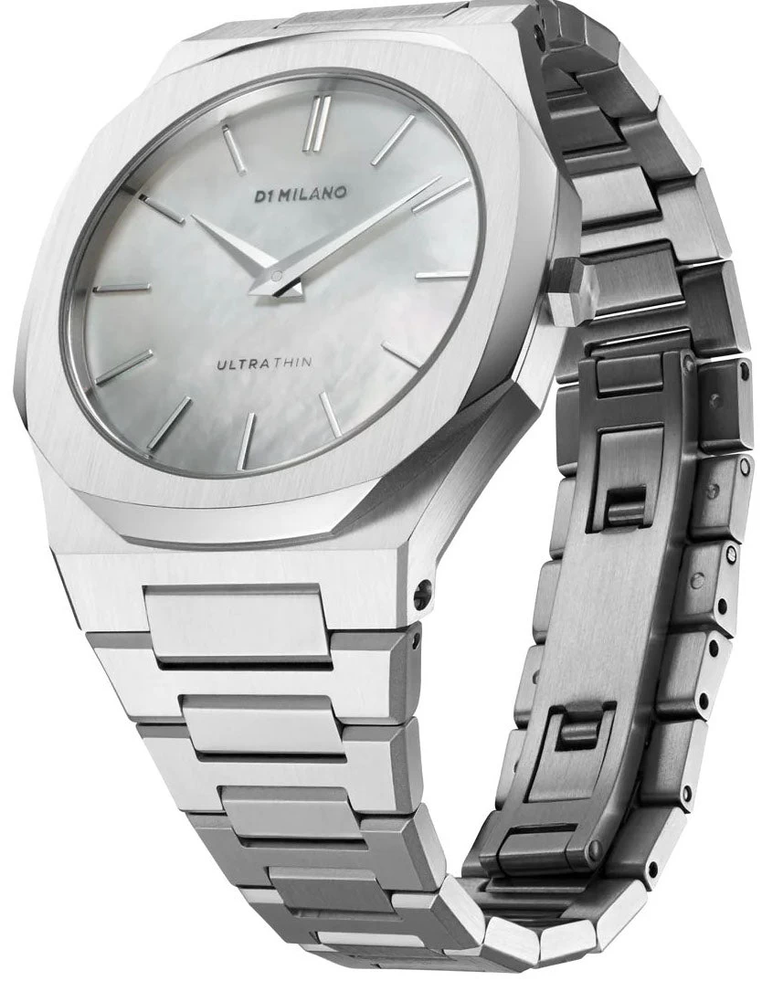 D1 Milano Watch Ultra Thin Pearl Silver 2 D1 Milano Watch Ultra Thin Pearl Silver - Image 2