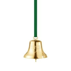 Georg Jensen Christmas Collection 2023 Brass Bell Ornament