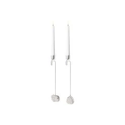 Georg Jensen Christmas Collection 2023 Candleholder Set, 2pcs