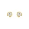 Georg Jensen Mercy 18ct Yellow Gold 0.20ct Diamond Stud Earrings