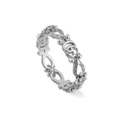 Gucci Flora 18ct White Gold Diamond Ring