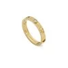Gucci Icon 18ct Yellow Gold Diamond Heart Band Ring