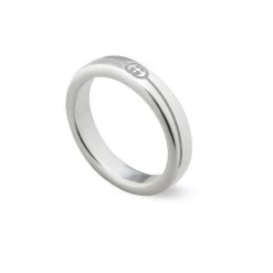 Gucci Interlocking G Sterling Silver 4mm Ring