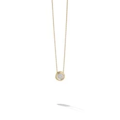 Marco Bicego Delicati 18ct Yellow Gold 0.15ct Diamond Necklace