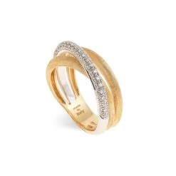 Marco Bicego Jaipur Link 18ct Yellow And White Gold Diamond Ring