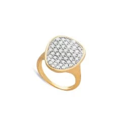 Marco Bicego Lunaria Alta 18ct Yellow White Gold 0.93ct Diamond Ring