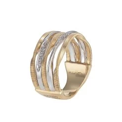 Marco Bicego Marrakech Onde 18ct Yellow Gold Diamond Ring