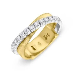 Marco Bicego Masai 18ct Yellow And White Gold Diamond Ring