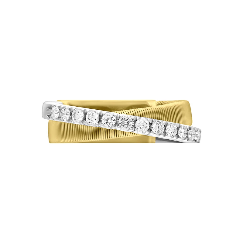 Marco Bicego Masai 18ct Yellow And White Gold Diamond Ring 2 Marco Bicego Masai 18ct Yellow And White Gold Diamond Ring - Image 2
