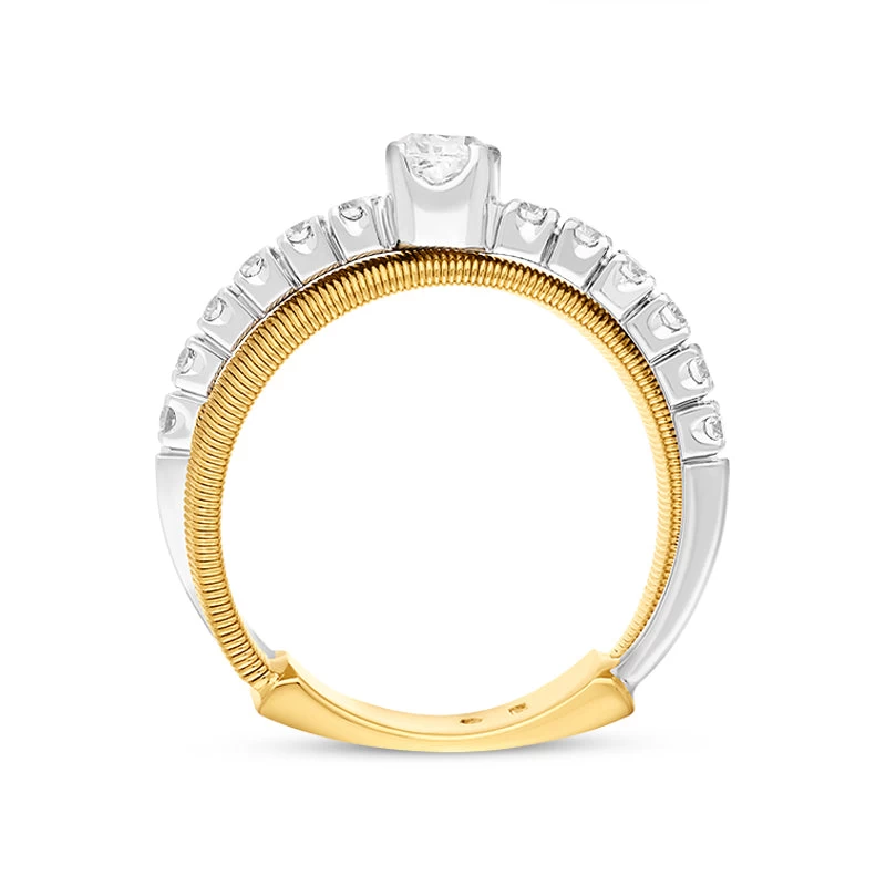Marco Bicego Masai 18ct Yellow Gold 0.74ct Diamond Ring 2 Marco Bicego Masai 18ct Yellow Gold 0.74ct Diamond Ring - Image 2