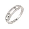Messika Baby Move Pave 18ct White Gold 0.25ct Diamond Ring