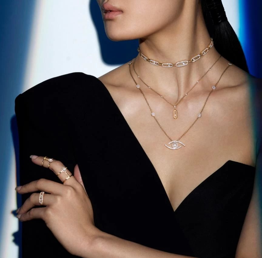 Messika Baby Move Pave 18ct White Gold 0.25ct Diamond Ring 2 Messika Baby Move Pave 18ct White Gold 0.25ct Diamond Ring - Image 2