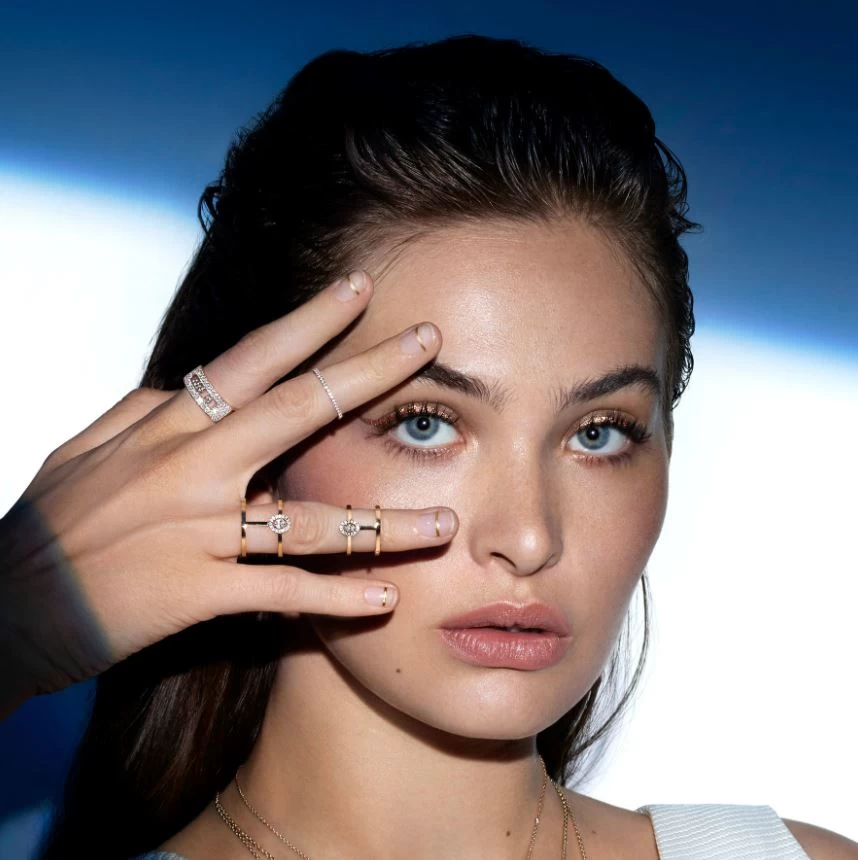 Messika Move Noa Pave 18ct Yellow Gold 0.40ct Diamond Ring 2 Messika Move Noa Pave 18ct Yellow Gold 0.40ct Diamond Ring - Image 2