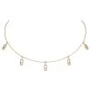 Messika Move Uno 18ct Yellow Gold Diamond Pave Drop Pendant Choker