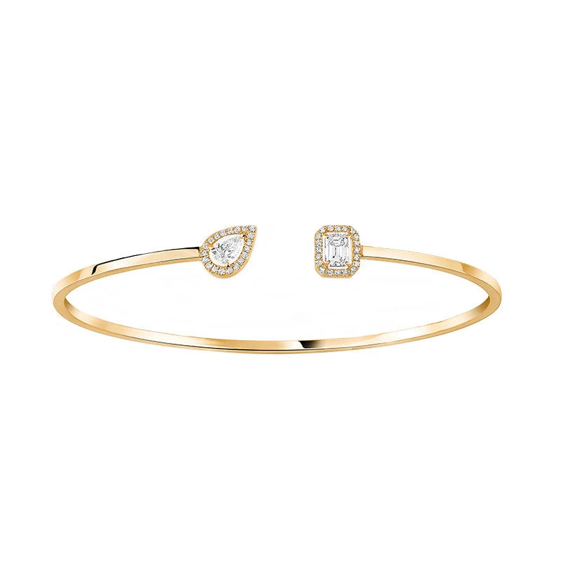 Messika My Twin Toi & Moi 18ct Yellow Gold 0.40ct Diamond Bangle 1 Messika My Twin Toi & Moi 18ct Yellow Gold 0.40ct Diamond Bangle