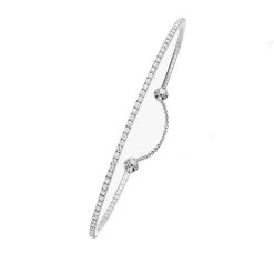 Messika Skinny Classic 18ct White Gold 0.80ct Diamond Bangle