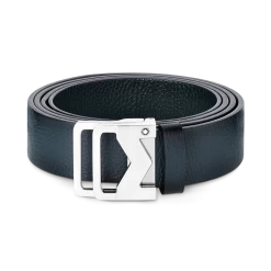 Montblanc M Buckle Sfumato Blue 35 Mm Leather Belt
