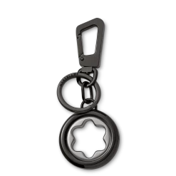 Montblanc Meisterstuck Spinning Emblem Key Fob Black