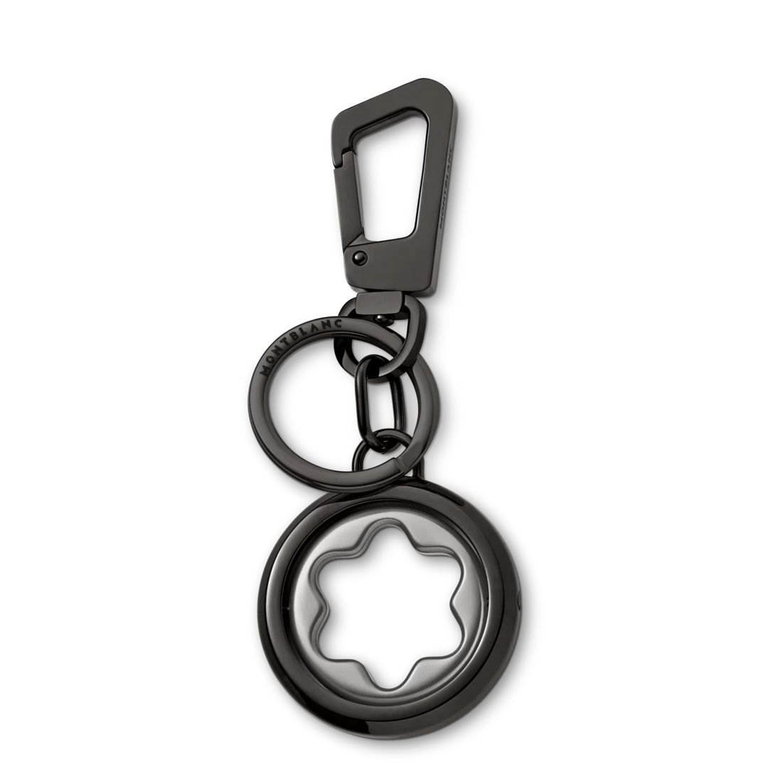 Montblanc Meisterstuck Spinning Emblem Key Fob Black 1 Montblanc Meisterstuck Spinning Emblem Key Fob Black