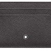 Montblanc Card Holder Sartorial Pocket 5cc Grey ID