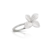 Pasquale Bruni Petit Garden 18ct White Gold 0.81ct Diamond Medium Flower Ring