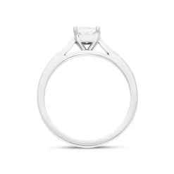 Platinum 0.51ct Diamond Princess Cut Solitaire Ring -Boutique Fashion Accessories Store platinum 0 51ct diamond princess cut solitaire ring FEU 809 3