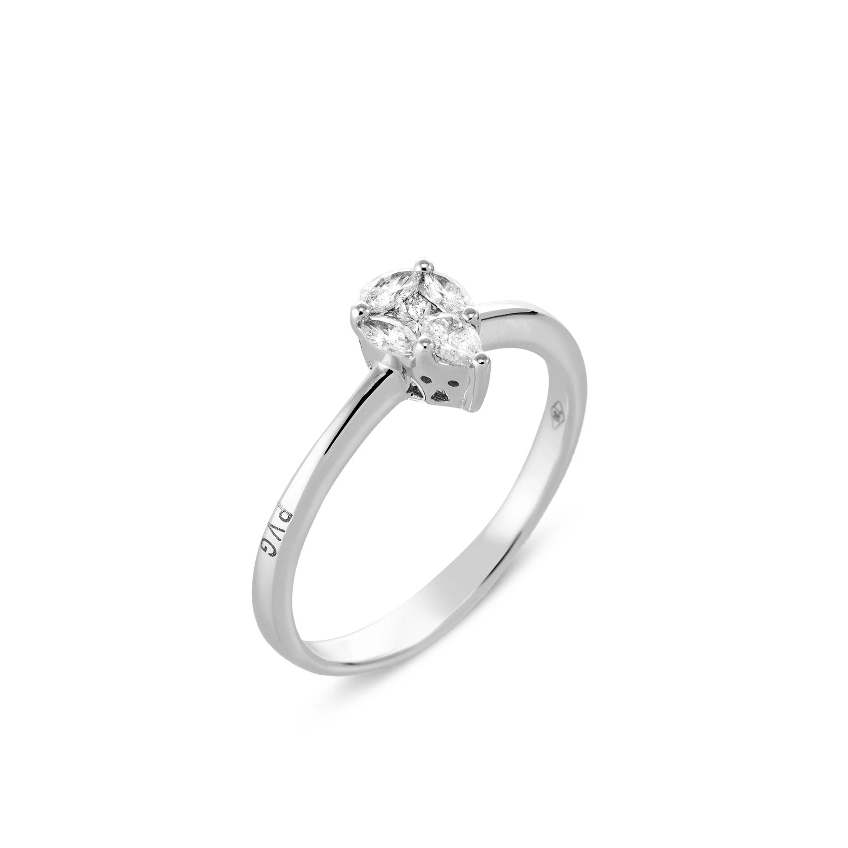Ponte Vecchio Benvenuto 18ct White Gold 0.31ct Diamond Ring 1 Ponte Vecchio Benvenuto 18ct White Gold 0.31ct Diamond Ring
