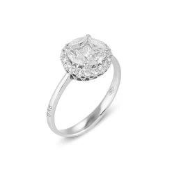 Ponte Vecchio Benvenuto 18ct White Gold 1.02ct Diamond Ring