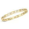Roberto Coin Navarra 18ct Yellow Gold Diamond Bangle