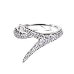 Shaun Leane Interlocking Embrace 18ct White Gold Diamond Ring