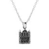 Sterling Silver Whitby Abbey Necklace