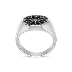 Sterling Silver Whitby Jet Whitby Abbey Window Large Round Ring -Boutique Fashion Accessories Store sterling silver whitby jet Whitby abbey window large round ring R1257 3 8352836c f975 4a49 8424 608f77f38258