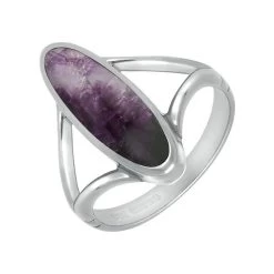 Sterling Silver Blue John Long Oval Four Piece Set -Boutique Fashion Accessories Store sterling silver bluejohn oval split shank ring r004 f23492c3 509a 4891 8006 9d0e3c77c48b