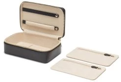 WOLF Jewellery Case Marrakesh Zip Black 7 WOLF Jewellery Case Marrakesh Zip Black -Boutique Fashion Accessories Store wlf 083 wolf marrakesh zip jewellery case black 308602 4 5273c762 8635 44ba a2e2 2d5d606c4bb5