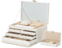 WOLF Jewellery Box Marrakesh Large Cream 7 WOLF Jewellery Box Marrakesh Large Cream -Boutique Fashion Accessories Store wlf 085 wolf marrakesh large jewellery box cream 308253 4 e17ea11a 7977 44bf b1a9 4829f2329158