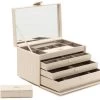 WOLF Jewellery Box Caroline Large Cream