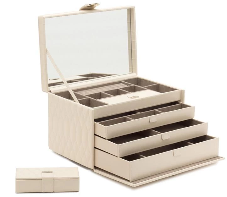 WOLF Jewellery Box Caroline Large Cream 1 WOLF Jewellery Box Caroline Large Cream