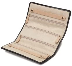 Wolf Jewellery Roll Chloe Black -Boutique Fashion Accessories Store wlf 111 wolf chloe jewellery roll black 301402 3